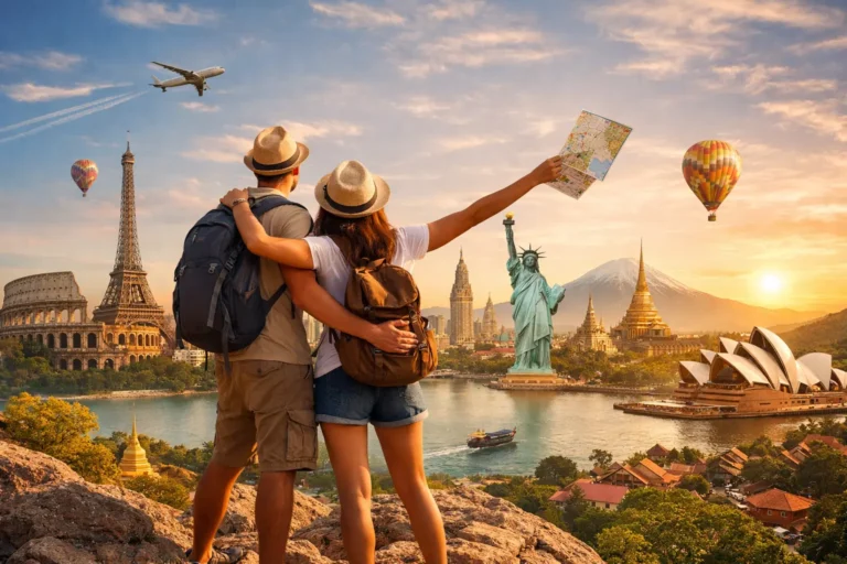 O turismo continua crescendo e impulsionando o desejo de conhecer o mundo